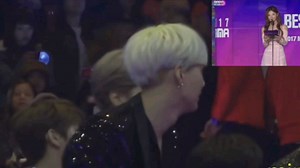171201 BTS reaction to Best Music Video Award (Nominees   VCR) MAMA 2017