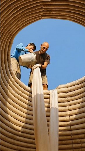 People Are Building Houses Using Bags of Earth