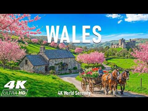Wales 4K | Snowdonia Peaks, Coastal Cliffs & Ancient Stone Castles