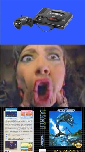 SEGA Mega Drive / Genesis Ecco The Dolphin TV Ad 📺