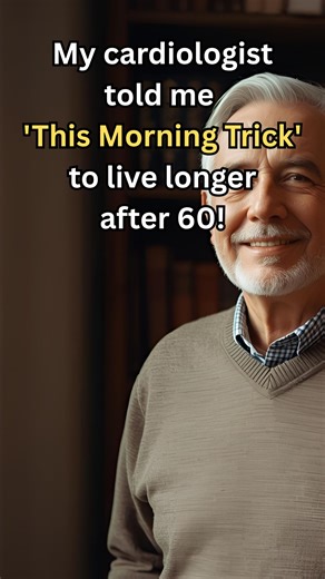 My Cardiologist Told Me “This Morning Trick” to Live Longer After 60! – 5 Simple Habits My cardiologist once told me, “You don’t have to do everything to live longer… just the small things that matter most every morning.” In this video, I’m sharing 5 gentle morning habits that strengthen your heart, lift your mood, and help you live longer after 60. 🌅 👉 Which habit will you start tomorrow morning? Comment below and share your thoughts — your story might inspire someone today. Note: This video 