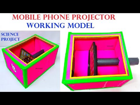 projector working model school science project for exhibition - simple and easy steps - diypandit