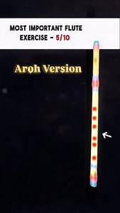 5/10… ✨To order this same Professional Grade C Sharp scale Flute, WhatsApp 917999552525 To get this 15 Min Background Practice Track—available in any scale and suitable for any instrument Purpose of this exercise- strong muscle memory and Breath control Scale- C Sharp Scale Tempo- 90 BPM Flute- C Sharp Scale from @balluflute Raag- Bhopali Follow for videos like this #flute #fluteplayer #flutetutorial #explore #bansuri #fyp #music #balluflute #indianmusic | BALLU FLUTE