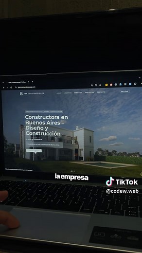 Diseño de Página Web para Empresa de Construcción