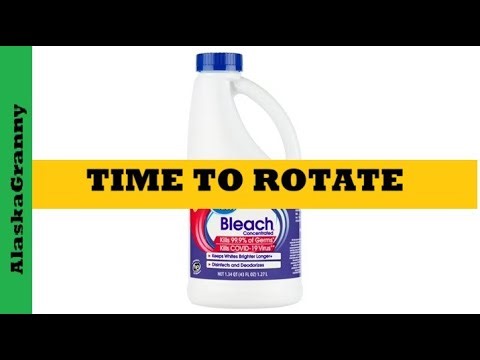 Prepping Supplies...Bleach Time To Rotate...Purify Water With Bleach...Disinfect Sanitize