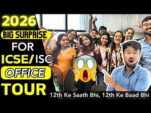 BIG SURPRISE FOR ICSE/ISC 2026😱OFFICE TOUR of AKASH TALKS “12th Ke Saath Bhi, 12th Ke Baad Bhi !!”😱😱