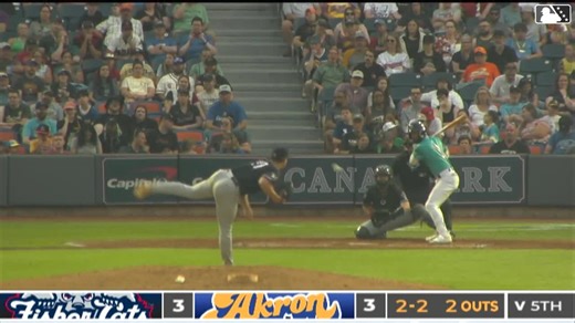 Adam Macko hurls third K of the 5th inning