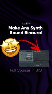 🚨 This Trick Makes Any Synth 3D 🚨⁠ Wanna make your synths sound wider and more immersive? Binaural audio tricks your brain into hearing space and depth. Just pan one synth left, clone it right, tweak pitch & filters, and group them in a layer. Now your sound hits different. 🎧🔥⁠ ⁠ Comment „synth“ and we send you free presets!⁠ ⁠ #MusicProduction #SoundDesign #BinauralBeats #ProducerTips #SynthHacks #MixingTips #3DSound #HomeStudio #ProducerLife #MusicProducers | FL Studio Daily