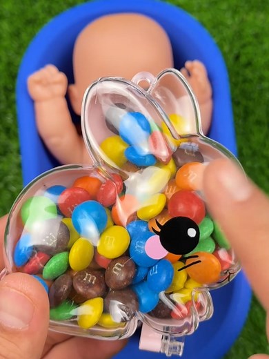 World ASMR Lollipop Candy Mixing with Bathtub #asmr