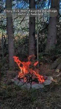 How to Light & Put Out a Campfire Safely 🔥 (1 Hour Fire in 2 Minutes)
