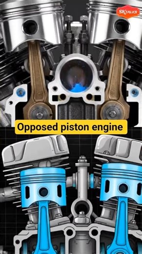 opposed piston engine . #cad #pump#design #solidworks #engineering #autocad