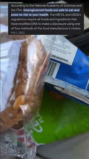 Bioengineered Food Ingredients #bioengineeredfood #geneticallymodifiedfood