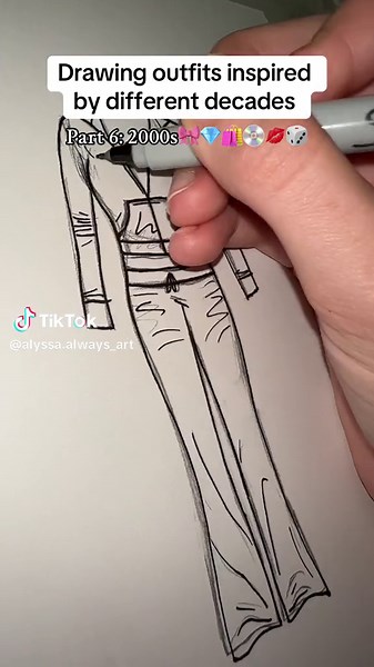 Drawing 2000s Inspired Outfits | Decades Fashion