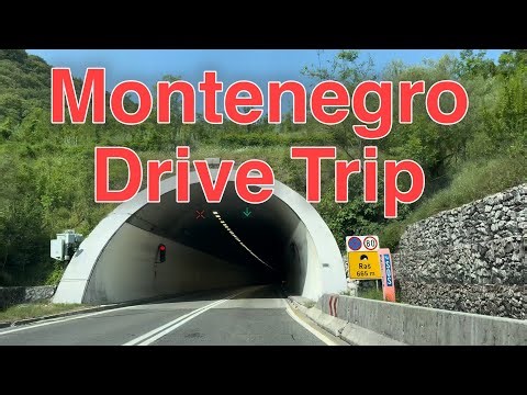 Scenic Road Trip Drive from Podgorica to Budva Montenegro 4K Driving POV Through Mountains and Coast
