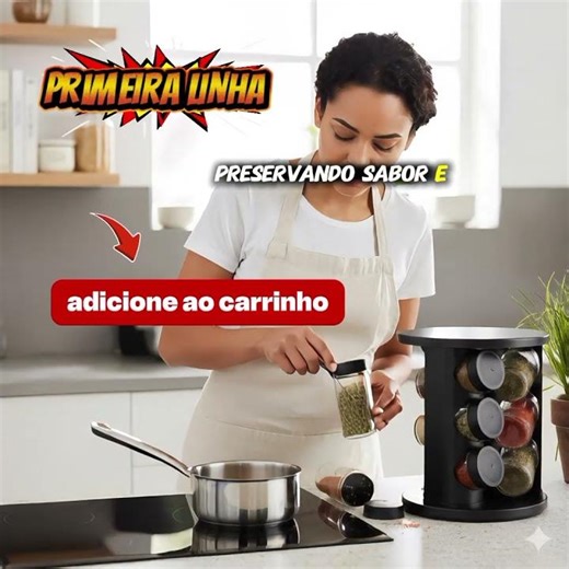 suporte de tempero com 20% de cash back