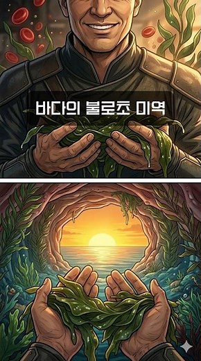 미역국 먹으면 혈관이 뚫린다? '알긴산'의 충격적인 정화 기전 🧼 #건강상식 #미역효능 #혈관청소부 #알긴산기전 #요오드주의 #갑상선건강 #영양학