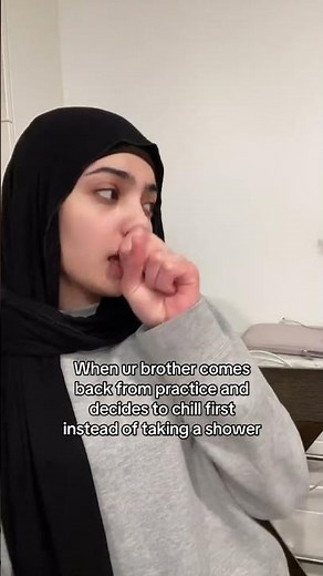 Go take that shower first and then chill #siblings #brother #familyhumor #relatable #funny #comedy