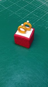 How to make fondant ring box / ring cake / cake topper . . Hi this is a fondant ring box making tutorial . . #ringbox #ringcake #goldring #engagementcake #couplegoals #couplerings #couplecake #anniversarygifts #weddingcake #fondantcake #caketopper #ajay_kumar0321 Ajåy Kumar | Ajåy Kumar