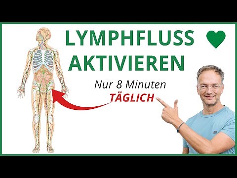 8 Minute Lymphatic Drainage 💚 Boost Lymph Flow