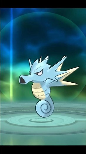 Horsea Evolves into Seadra #pokemon #gamingshorts #pokemonevolution #gaming #shortsfeed #shorts