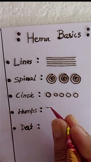 ✨ henna Basic class ✨ #viralvideo #mehndi #henna #shorts #shortsfeed