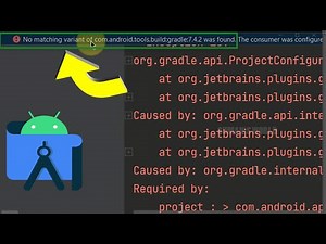 No matching variant : Android Error 100% Solved #androidstudio