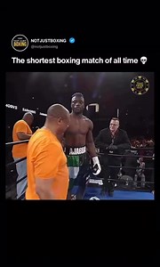 Shortest match in history #boxing | Martial Arts Hub
