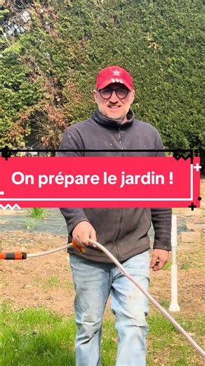 Installation du système d'arrosage pour le jardin