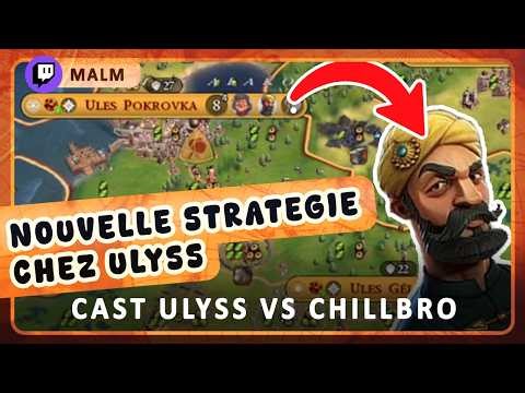NEW STRATEGY FOR ULYSS! DUAL GOVERNOR! Cast CWC Ulyss vs Chillbro on CIVILIZATION 6