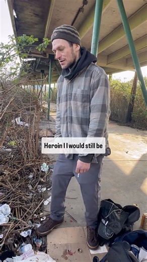 The Streets on Instagram: "A homeless addict describes using fentanyl like dying. When he comes out out of his nod, he’s always surprised to be alive. This is not a normal drug. It is the strongest most deadliest drug in history. #homeless"