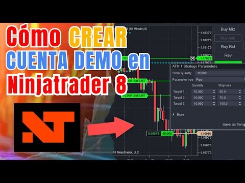 📈 Cómo CREAR una CUENTA DEMO en NinjaTrader 8 (Gratis e Ilimitada 2026) Paso a Paso Fácil 🚀