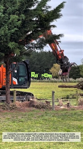 Excavator Cutting Trees Like Butter 🌳 | Insane Logging Machine