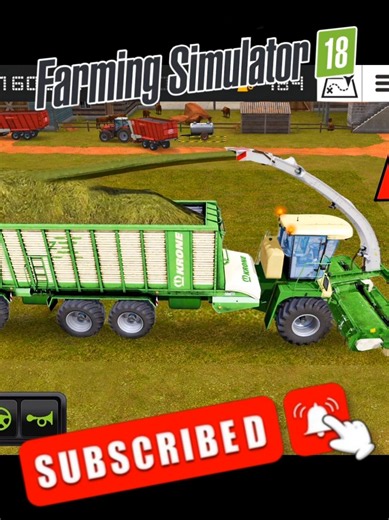 Cow Feeding /Delivery Hay Square Bales | #fs18 #newshort #trendingshort #viralshort #shorts #short