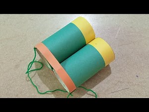 How to make easy Binocular with toilet paper roll for kids toy?#diycrafts #viralvideo #trending