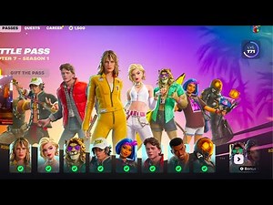 Fortnite Chapter 7 Battle Pass Trailer (ALL TIERS)