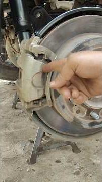 How to Adjust Disc Pad Rear Brake #carservice #automobile #mechanic #discbrakepads #brakepads