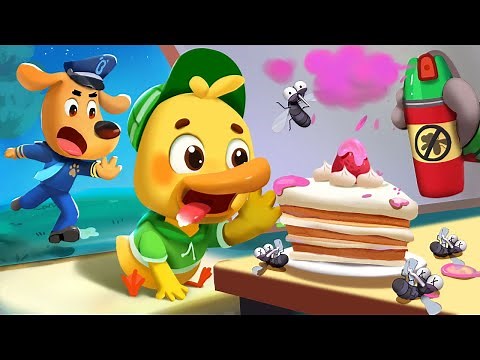 Insect Spray | Mosquito | Safety Cartoon | Sheriff Labrador | Kids Cartoon | BabyBus