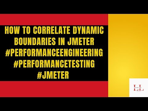 How to correlate dynamic boundaries in jmeter #performanceengineering #performancetesting