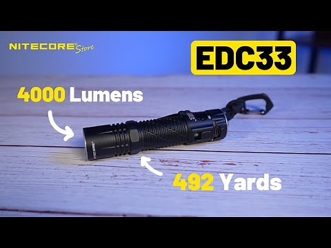 Is This The Best EDC Flashlight Made By Nitecore Yet? | Nitecore EDC33 Full Review