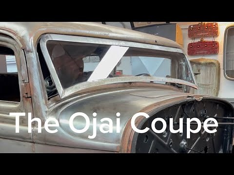 How To: Install windshield glass in a chopped top 1932 Ford coupe.