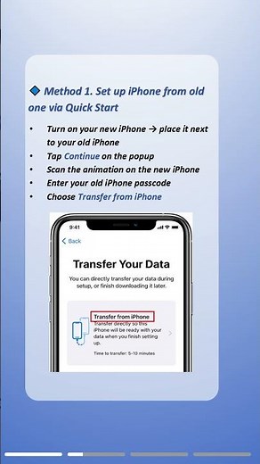 Set Up New iPhone from Old iPhone (Easy Transfer Guide)