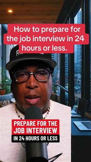 How to prepare for the job interview in 24 hours or less. #interviewtips #interviewquestions #jobinterview #jobinterviewtips #interviewprep #interviewadvice