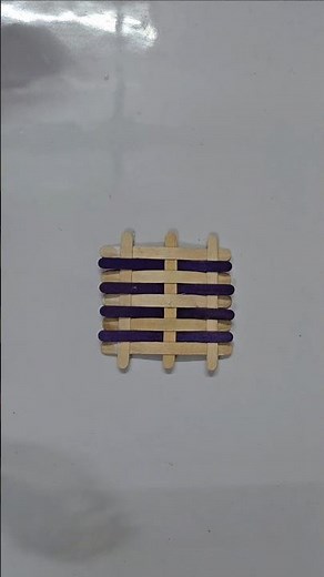 Popsicle stick Crafts/ Day 2/ DIY Coaster using Popsicle sticks/ Ice cream Stick Crafts