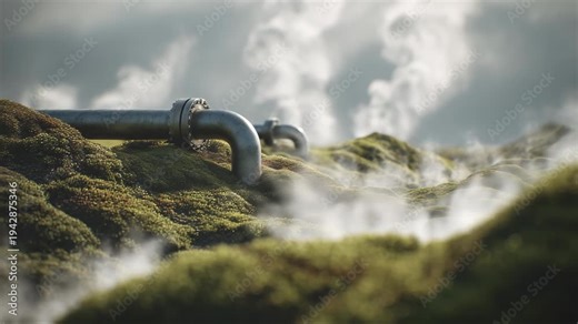 Geothermal pipeline infrastructure for facility inspection and maintenance