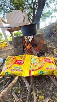 Patanjali Maggi bana kr khani padi || 😳#minivlog #indian #cow #shorts#shortsfeed #viralshorts