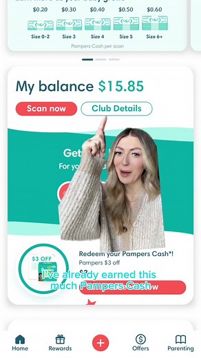 Did you know? You can save even more on diapers with the Pampers Club app? Download today! @Quin | motherhood lifestyle #pamperspartner