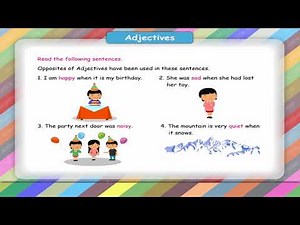 Adjectives | Kriti Educational Videos class-2