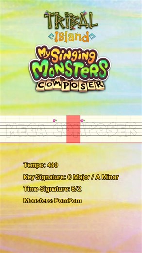 🪶 Tribal Island PomPom Tutorial - My Singing Monsters Composer