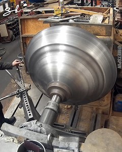 749K views · 2.1K reactions | This guy shapes metal discs into perfect round shapes that can be used for building airplanes and other stuff! Metspin Ltd | Supercar Blondie | Facebook