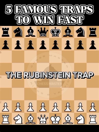 5 FAMOUS TRAPS TO WIN FAST 📖🔥 #chessmaster | Chess Master